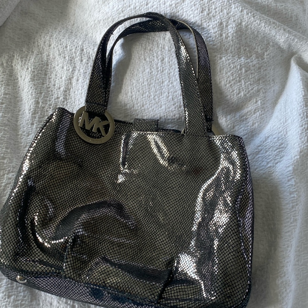Michael Kors silver purse